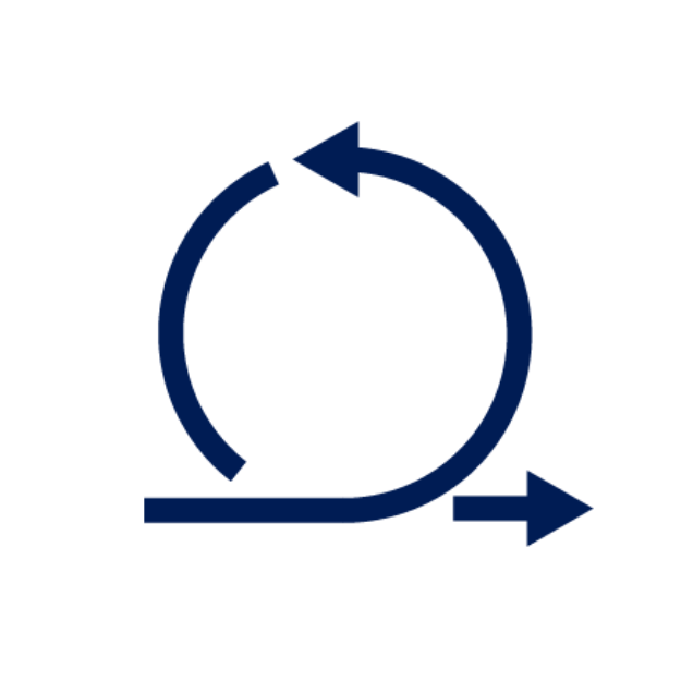 Icon representing the Agile loop