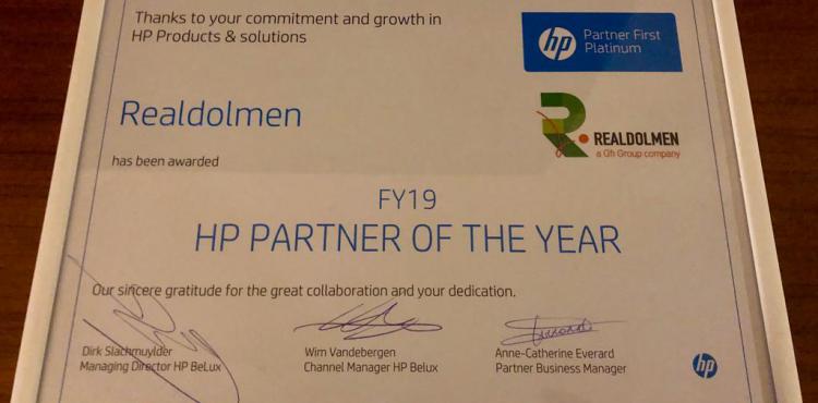 HP Partner of the year 2019