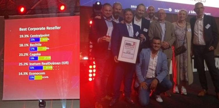 Inetum-Realdolmen: Best Corporate Reseller aux Channel Awards 2022