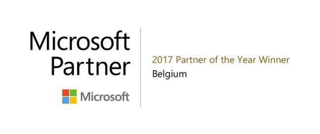 Realdolmen is Microsoft Partner of the year 2017