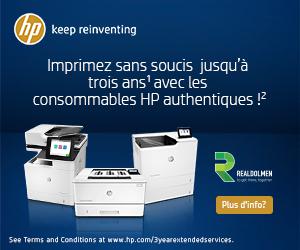 Imprimez sans souci jusqu'à 3 ans avec les consommables HP authentiques !