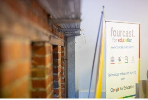 Google Chrome met Fourcast for Education
