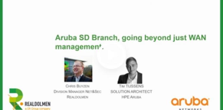 Aruba SD-Branch: going beyond just WAN management